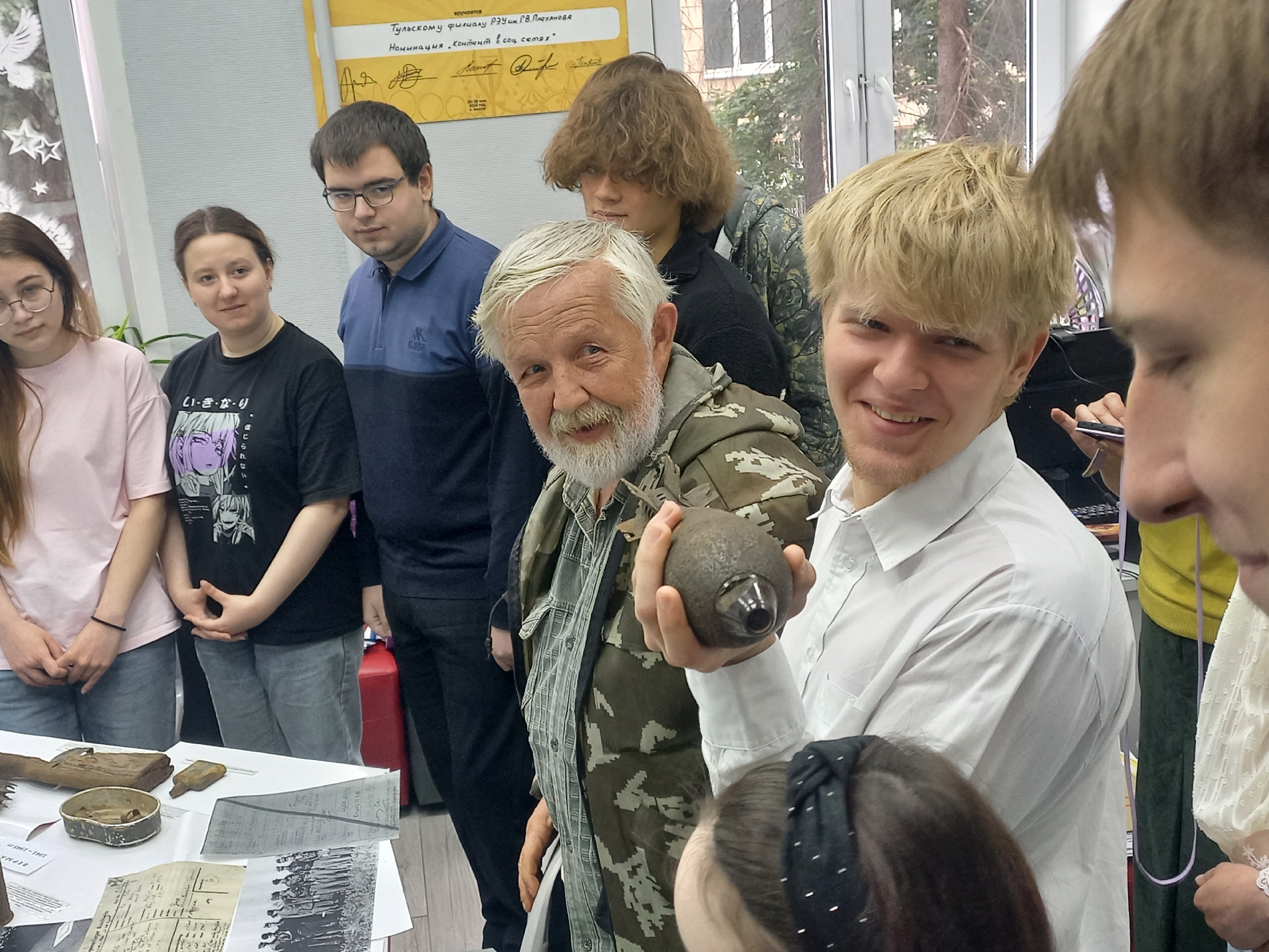 В Тульском филиале РЭУ им. Г. В. Плеханова открылась выставка «Эхо великой войны» В Тульском филиале РЭУ им. Г. В. Плеханова открылась выставка «Эхо великой войны»