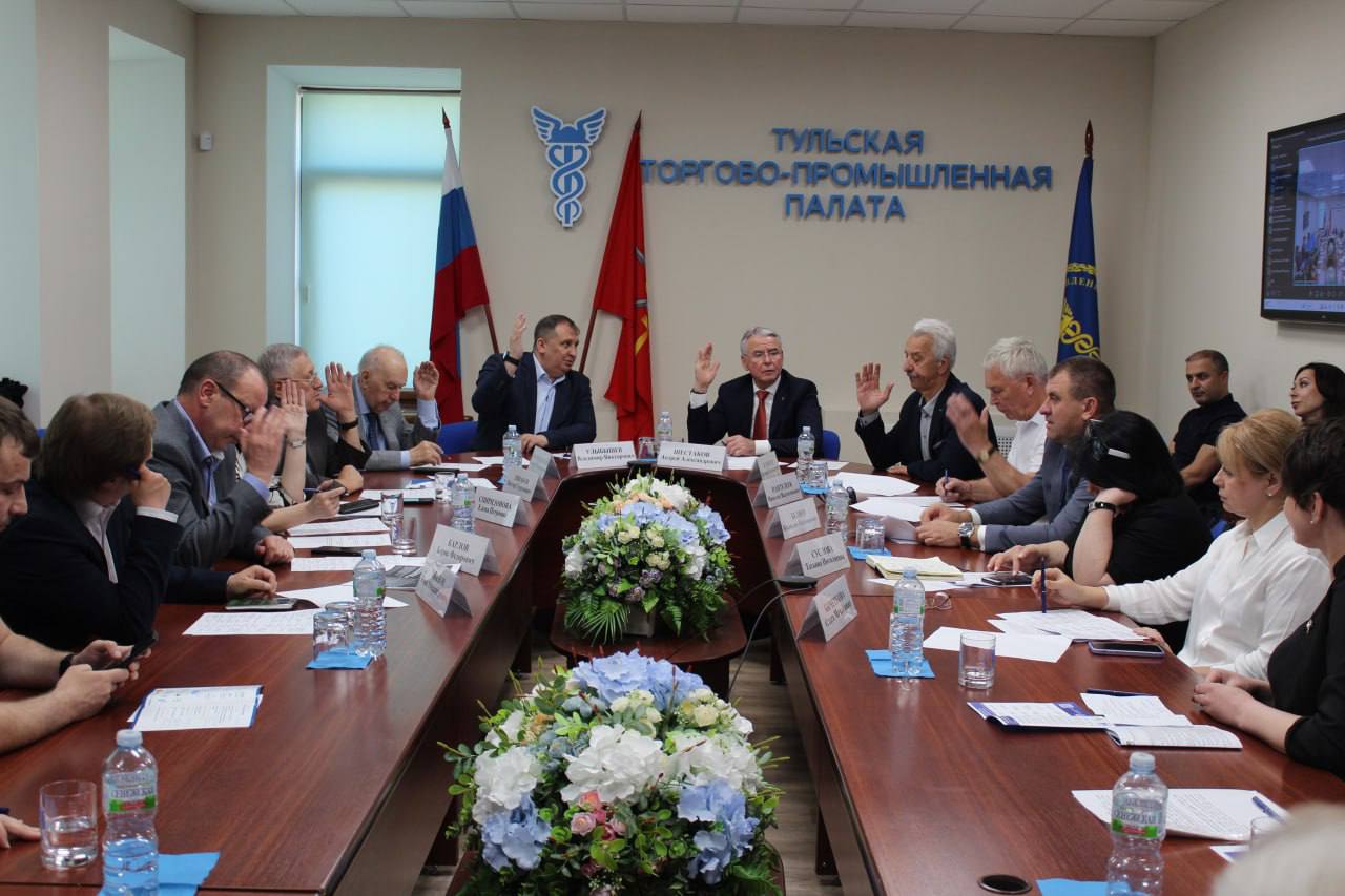 Руководство Тульского филиала РЭУ им. Г.В. Плеханова приняло участие в расширенном заседании Правления Тульской ТПП